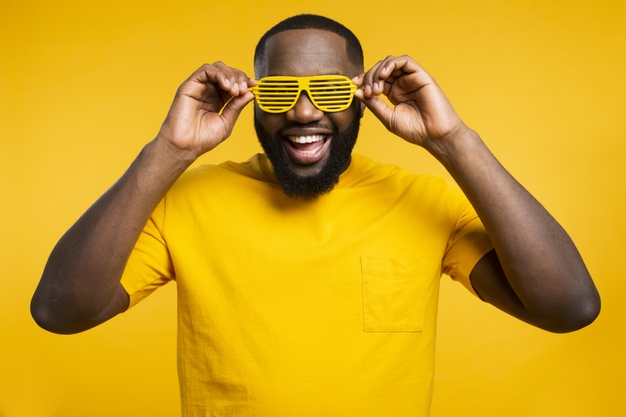 man wearing sunglasses