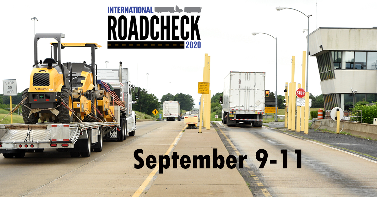 Rescheduled roadcheck