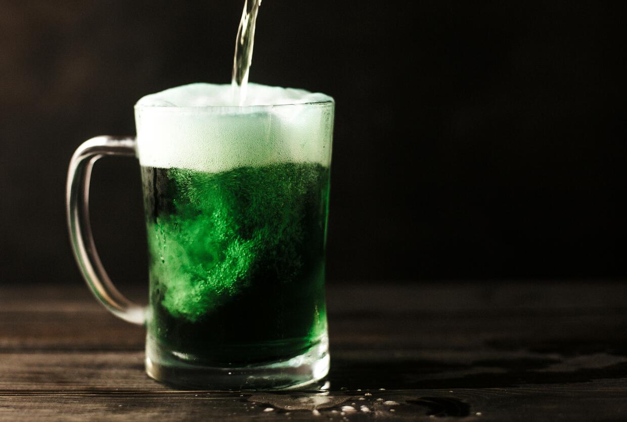 saint pattys day - green beer