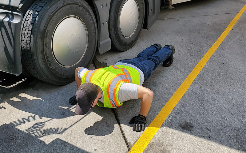 Truck driver exercise