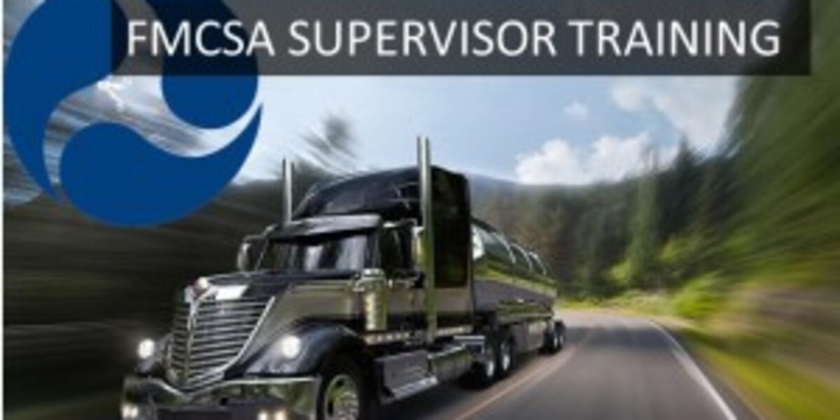 FMCSA Supervisor Training