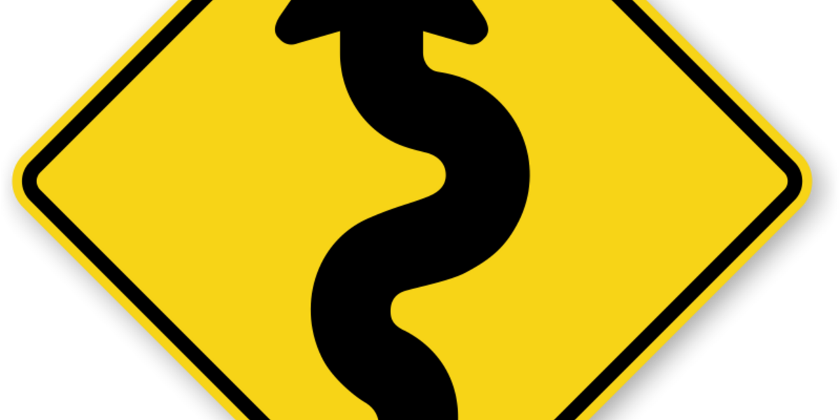 Winding Road Sign