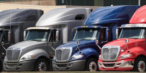 International Trucks Parked