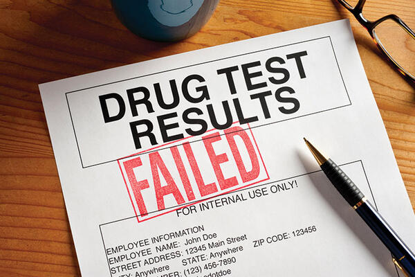 Drug test results